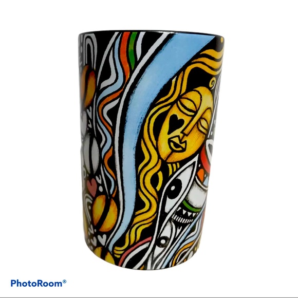 Starbucks 2018 Laolu Senbanjo 12oz 2018 Coffee Mug - Picture 2 of 6